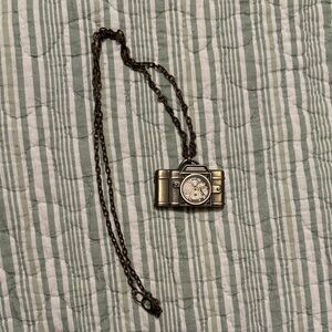 Camera Pendant Necklace